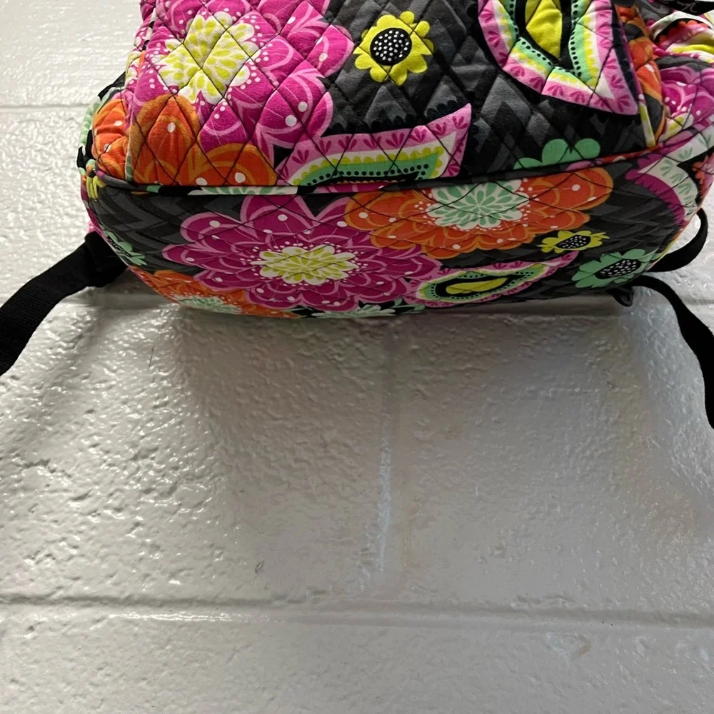 VERA BRADLEY Pink Ziggy‎ Zinnia Campus Backpack